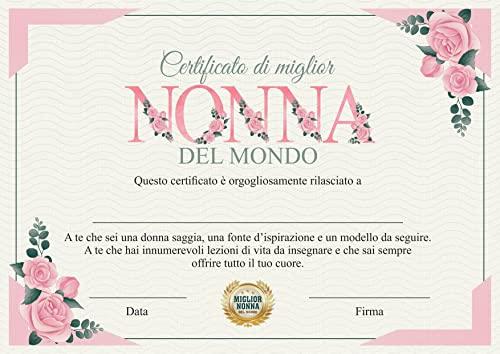 KOÏLWËS Certificato Miglior Nonno - Idea Regalo Festa dei Nonni e