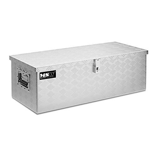 MSW Baule Porta Attrezzi Cassetta per gli Attrezzi MSW-ATB-765 (48 L, 76,5 x 33,5 x 24 cm, Alluminio) MSW Baule Porta Attrezzi Cassetta per gli Attrezzi MSW-ATB-765 (48 L, 76,5 x 33,5 x 24 cm, Alluminio)