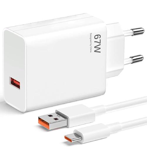 Caricatore Rapido Xiaomi da 67W con Cavo USB-A a USB-C da 2m - Compatibile con Serie Xiaomi, Redmi e POCO Caricatore Rapido Xiaomi da 67W con Cavo USB-A a USB-C da 2m - Compatibile con Serie Xiaomi, Redmi e POCO