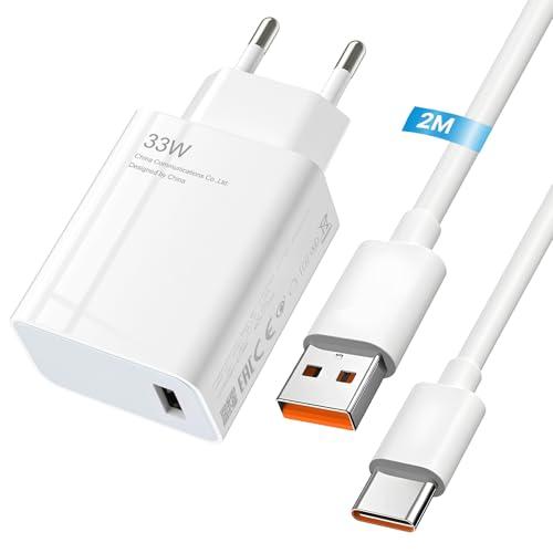 Caricabatterie Originale Xiaomi 33W con Cavo USB-C 2M Caricabatterie Originale Xiaomi 33W con Cavo USB-C 2M
